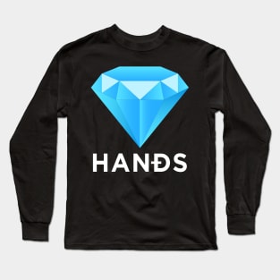 Doge Diamond Hands Long Sleeve T-Shirt